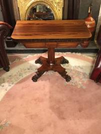 Rosewood Ball and Claw Folding Table &euro;395